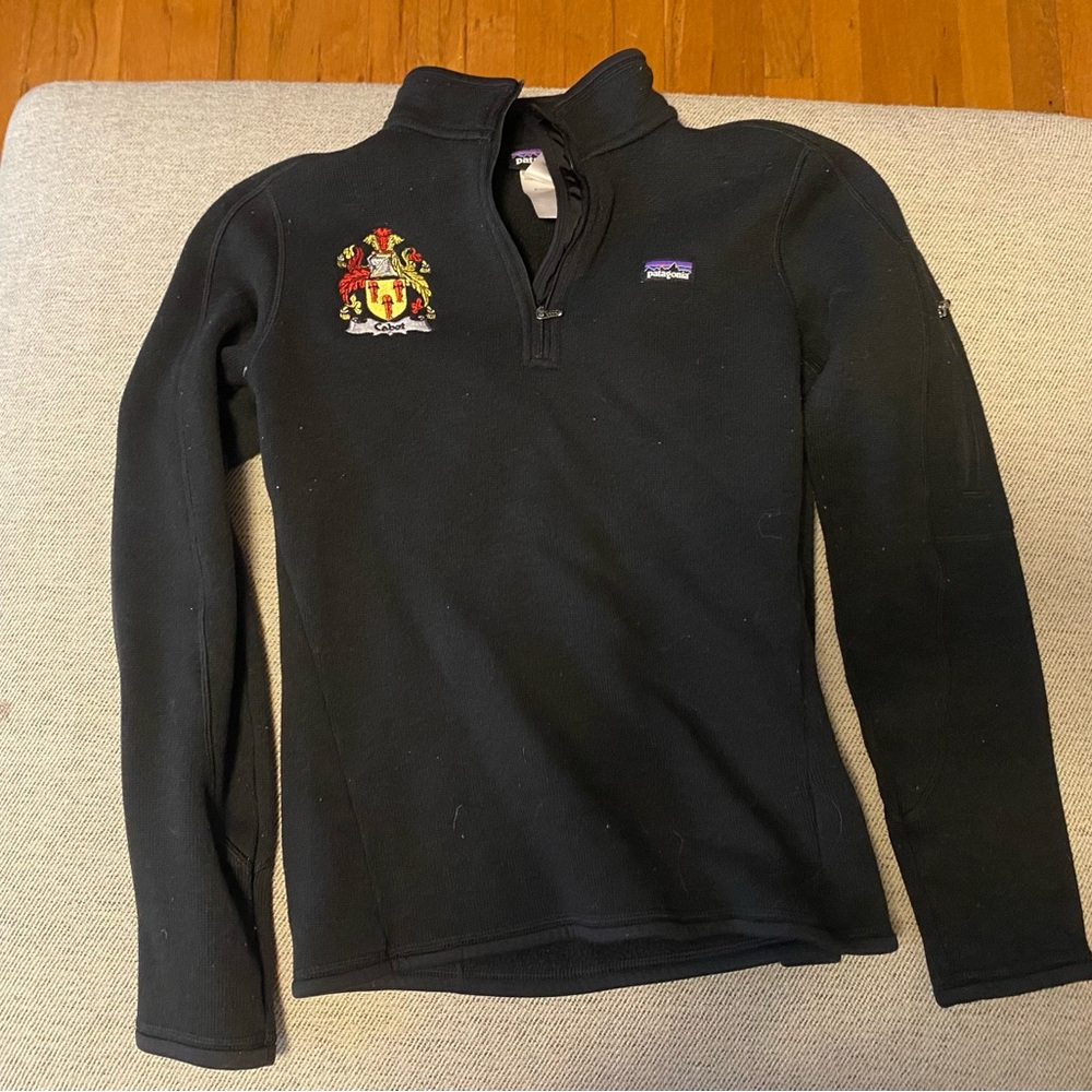 Patagonia Better Sweater 1/4 Zip Black Fleece Pullover